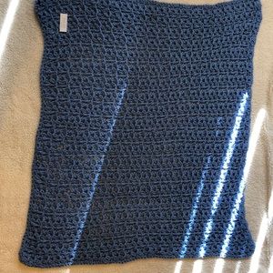 Hand made crocheted throw